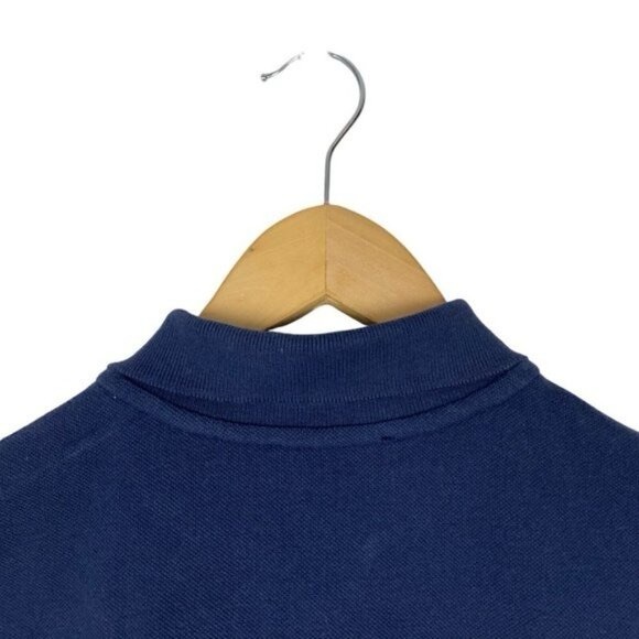 VERSACE Collection Mens Navy Blue Short Sleeve Pique Polo Shirt US S - Picture 7 of 9